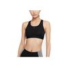 Dri-Fit Swoosh Športová podprsenka so zapínaním vpredu Stredná podpora Polstrovaná Dámske spodné prádlo Čierna DD1206-010