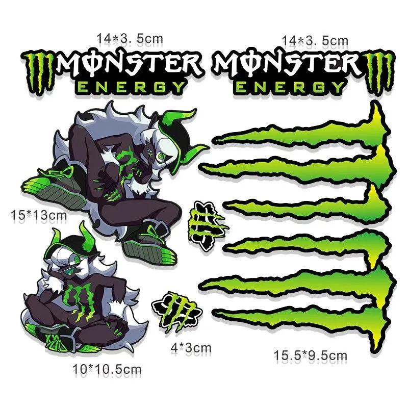 Monster Kralle Autoaufkleber Kratzstreifen Markierung Abnehmbar Wasserdicht Reflektierend Scheinwerfer Aufkleber Auto Styling Dekorationszubehör