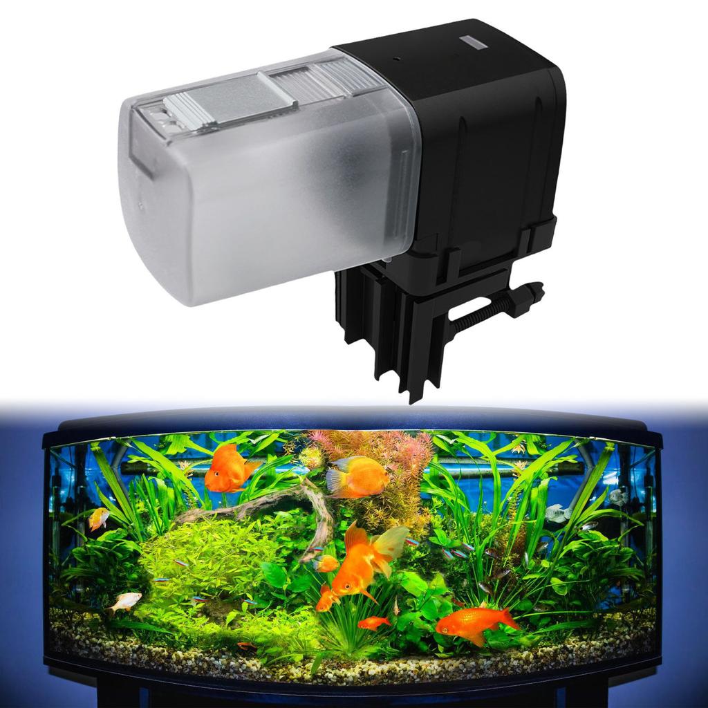 Automatic Fish Feeding Device with Remote APP Control and Intelligence Memory Record Voice Control for Timing Feeding