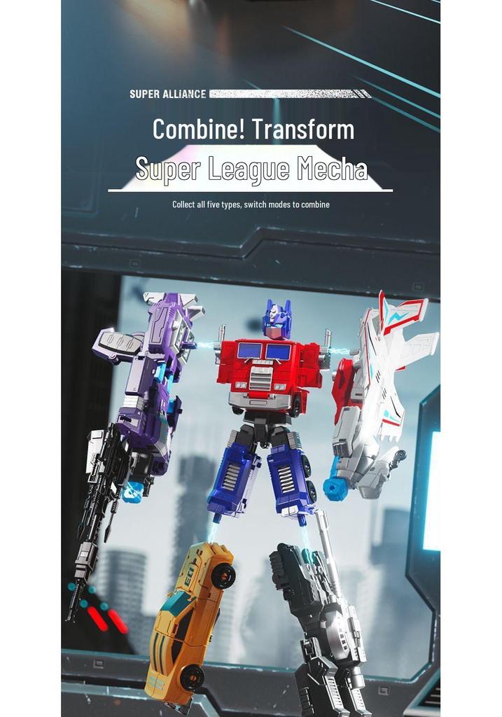 Kids' Transforming Mecha Robot Assembly Toy
