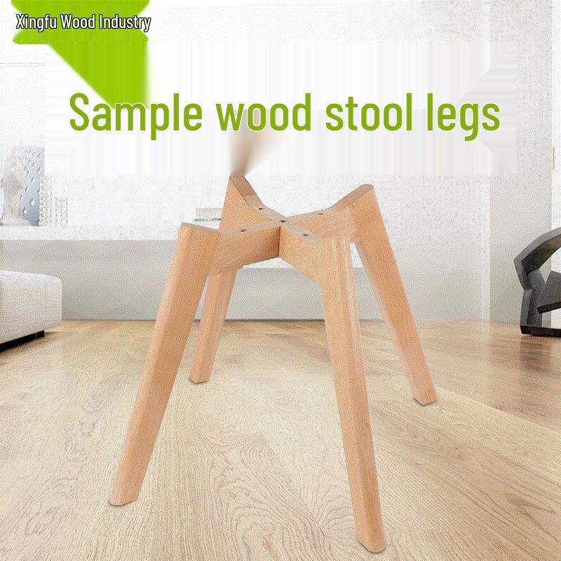 Tulip Beech Wood Furniture Legs - Stool, Chair, Flower Pot Stand Accessories