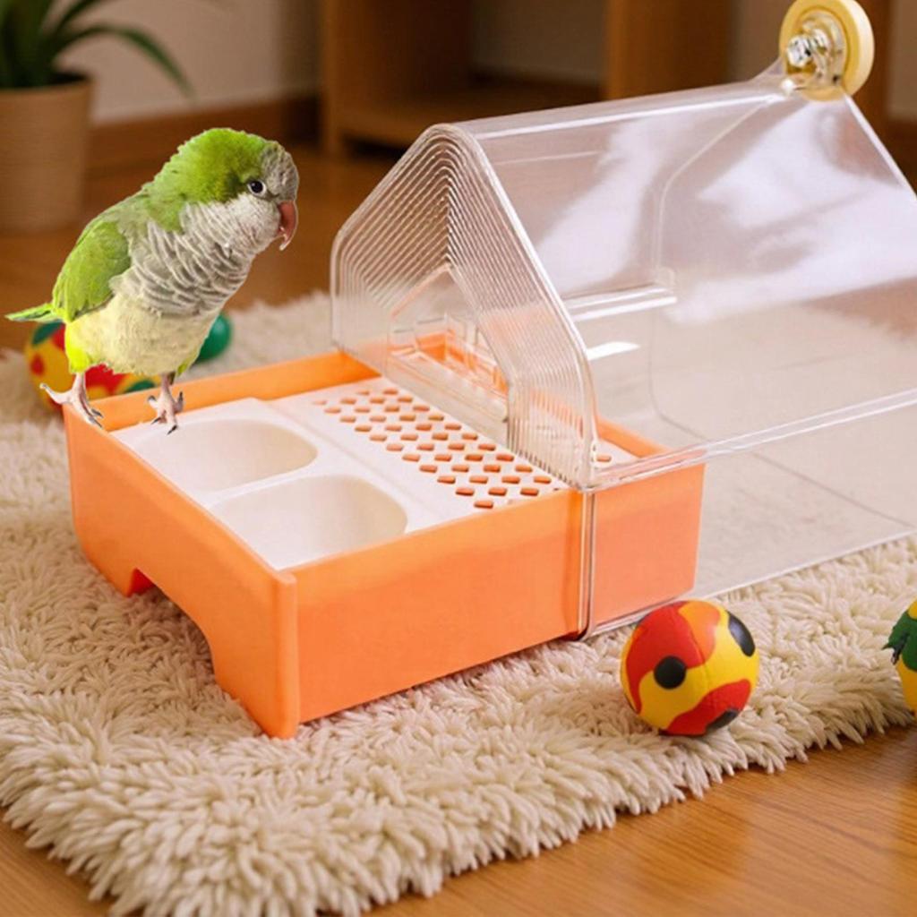 Parrot Bathing Box Accessories, Multifunctional Parrot Bathtub, Bird Shower for