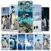 Phone Case For Xiaomi Redmi Note 14 13 12 5G 9 8 10 11 Pro Plus 4G 9T 13C 12C 10C 9C 9A Clear Soft Cover Penguin Arctic