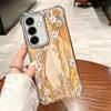 Vintage Alfons Mucha Primavera Plating Phone Case For Samsung A17 A07 A37 A57 A16 A56 A15 A55 A14 A54 A13 A53 A26 A36 A25 A35 A2