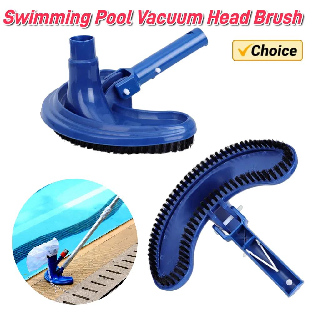 Swimming Pool Vacuum Cleaner Brush Vacuum Curved Suction Head Swimming Portable Half Moon Swimming Pool Jet Cleaning Tool