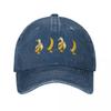 Fashion Funny Banana Duck Meme Baseball Cap Men Women Distressed Washed Snapback Hat Outdoor Summer Adjustable Caps Hat