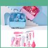 13pcs Set Newborn Baby Kids Nail Hair Health Care Thermometer Grooming Brush Kit Non-toxic And Specially Designed