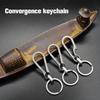 Titantium Carabiner Keychain Carabiner Hook Key Ring Key Holder with Bottle Opener for Camping Hiking Fishing Travel Outdoor