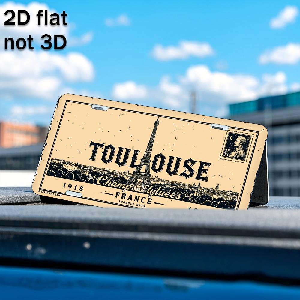 

D Flat pc Vintage Aluminum Decorative Plaque xcm x Inches Suitable for Home Restaurant Cafe Garage Bar Wall Ar 15x30cm(5.9x7.8inch)