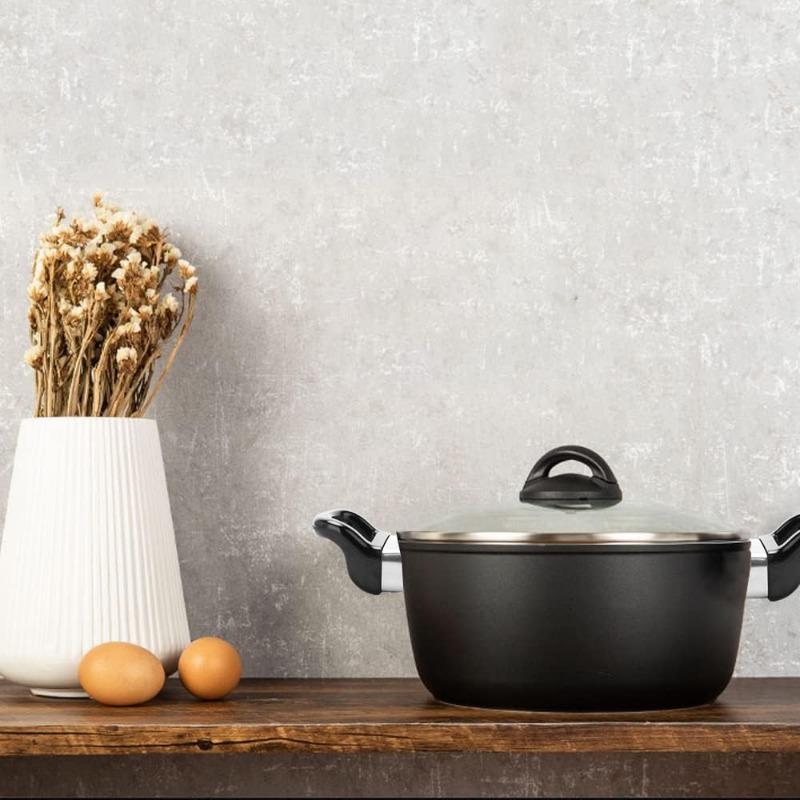 Mâner Metalic Oală Mâner Oală Sub Presiune Mâner Înlocuitor Mâner Metalic Oală Ustensile de Bucătărie Aburitor Wok Mâner Lateral Scurt Se Potrivește Negru 2 sau 1 Găură