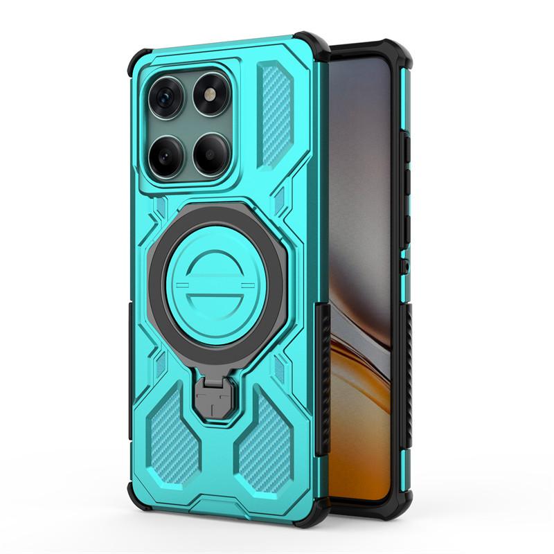 Für Motorola Edge 60 Fusion Hülle Moto Edge 60 Hülle Halter Magnetische Kabellose Lade Schutz Handyhülle Edge 60 Fusion Funda