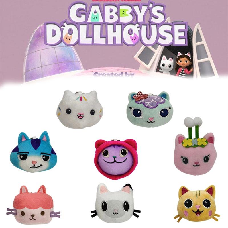 Dollhouse Gabbys 10cm Plush Pendant Key Chain Pp Cotton Decoration Backpack