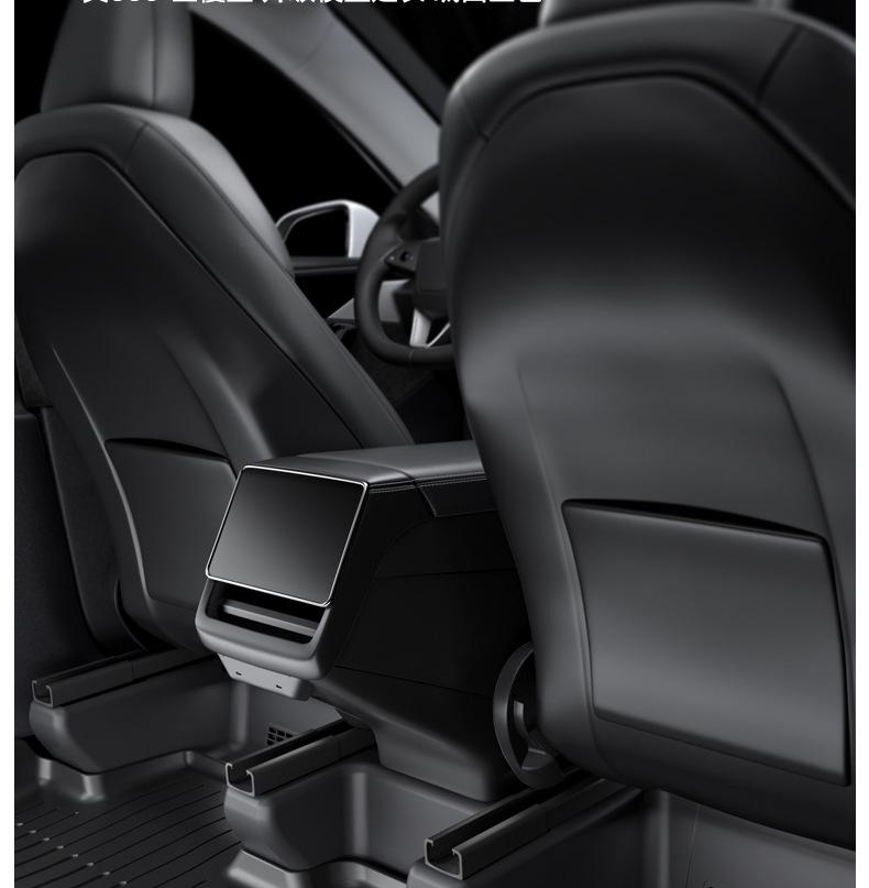 Tesla Model YL Sechs-Sitzer TPE-Schutzmatten: Vollflächige Unter-Sitz-, hintere Anti-Kratz- und Türschwellenleisten.