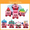 Delightful Kirby Anime Games Cute Cartoon Pink Kirby Waddle Dee Doo Collectible Toy Dolls