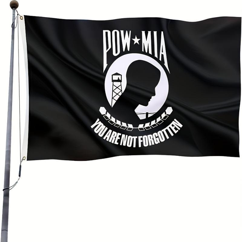 

1 шт. Садовый флаг - Вы не забыты - 3 x5 Полиэстер с латунными люверсами, Памятный флаг