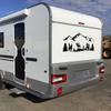 Car Stickers For Motorhome Horsebox Caravan RV Camper Van Outdoors Graphics Moose Trees Forest Mountain Silhouette Decor Decal