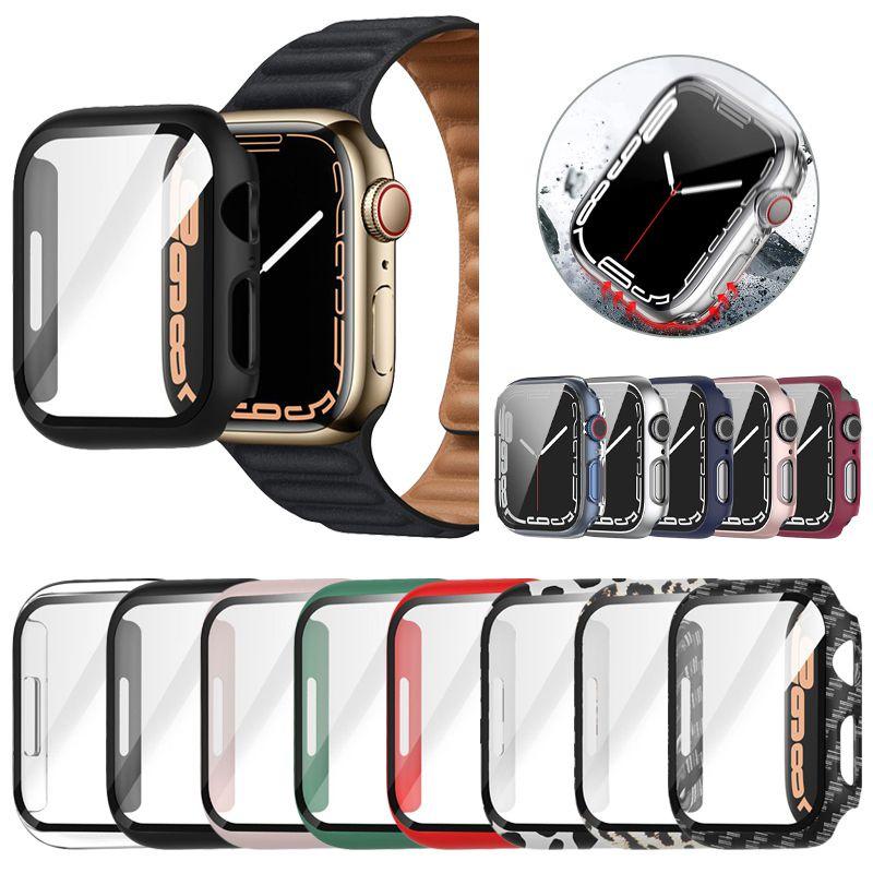 Durable Pc Case With Hd Clear Screen Protector For Apple Watch Protects Against Accidental Drops