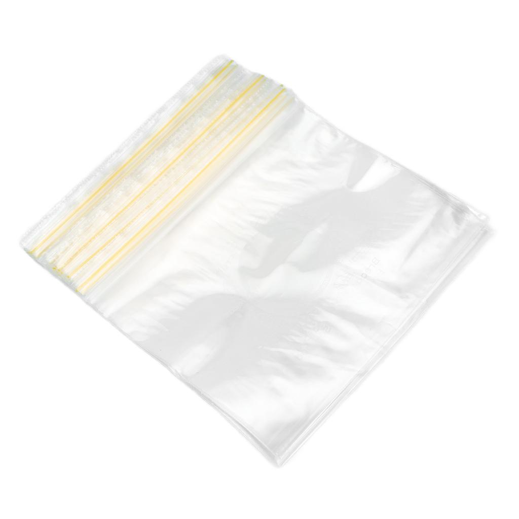 Woreczek do przechowywania z polietylenu z zamknięciem strunowym, wielokrotnego użytku, do przechowywania świeżości warzyw i owoców, 20 szt., 27x27cm