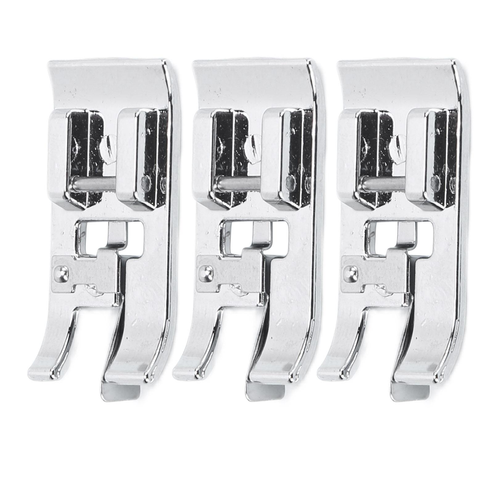 

3pcs Presser Foot Auxiliary Replaceable Stainless Steel Durable Sewing Accessories for Tailor