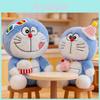 Jucărie de pluș Doraemon Mărime Mare Cu Umplutură de Bumbac PP Pentru Copii și Colecționari