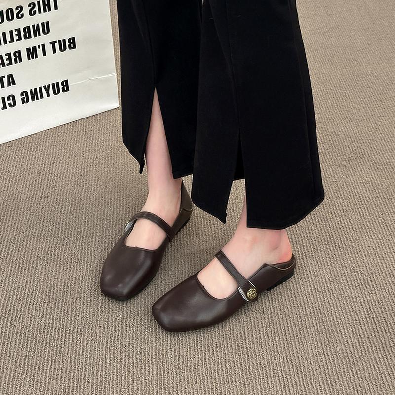 2025 New Spring Women Mary Jane Shoes Casual and Comfortable Street Style Soft Sole Female Dress Flats Shoes