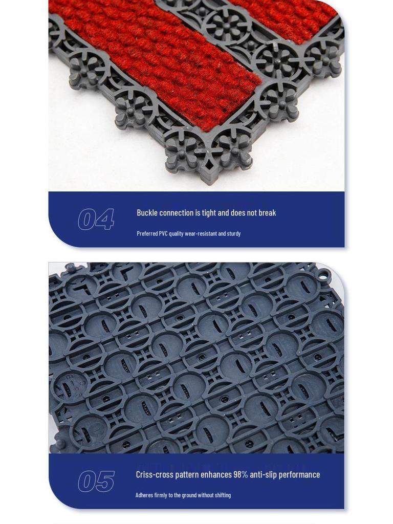 Snowproof Anti-Slip Winter Doormat for Outdoor Steps, Hotel Entrances & Stairways
