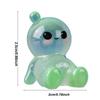 Resin Tiny Cartoon Figurine Noctilucous Glowing in the Dark Miniature Anime Figure Glowing Fairy Garden Statue for Moss