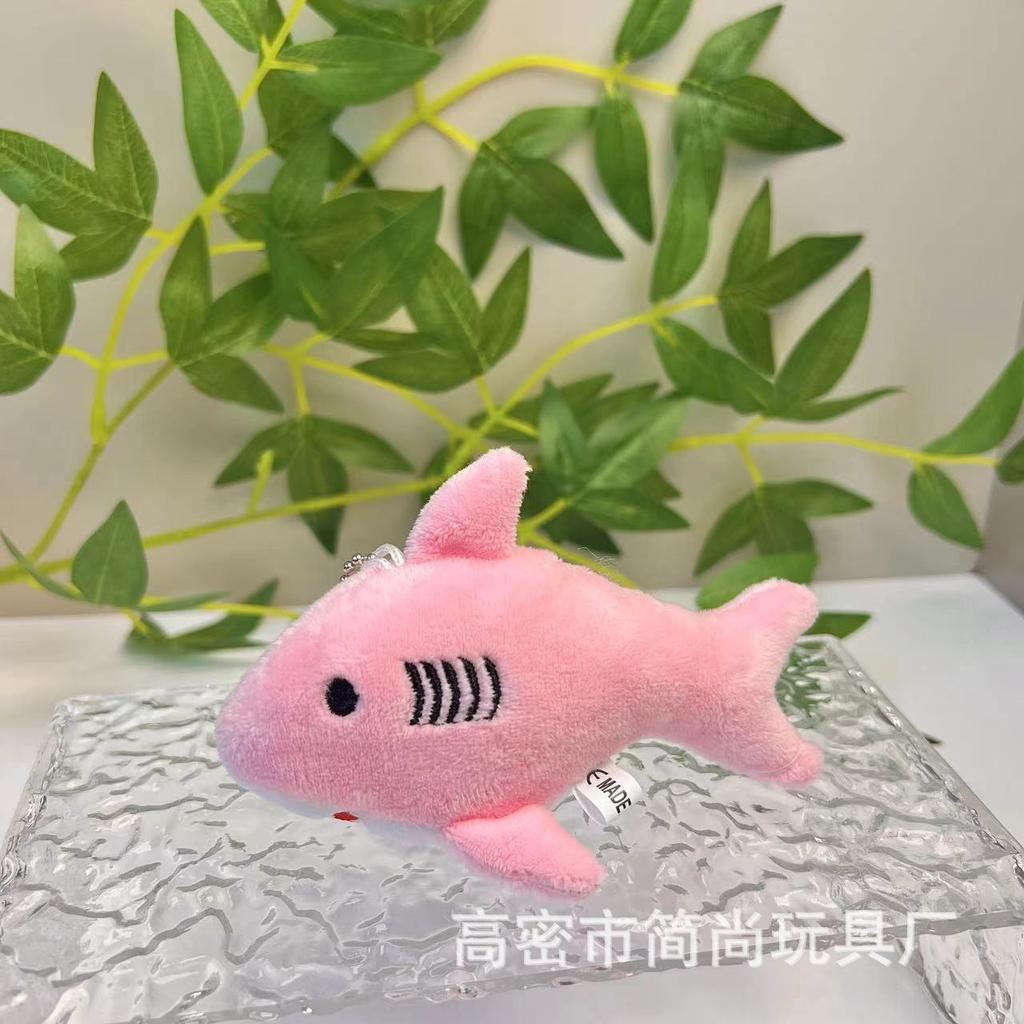 Douyin Shark Whale Plush Toy Keychain - Marine Life Pendant Doll