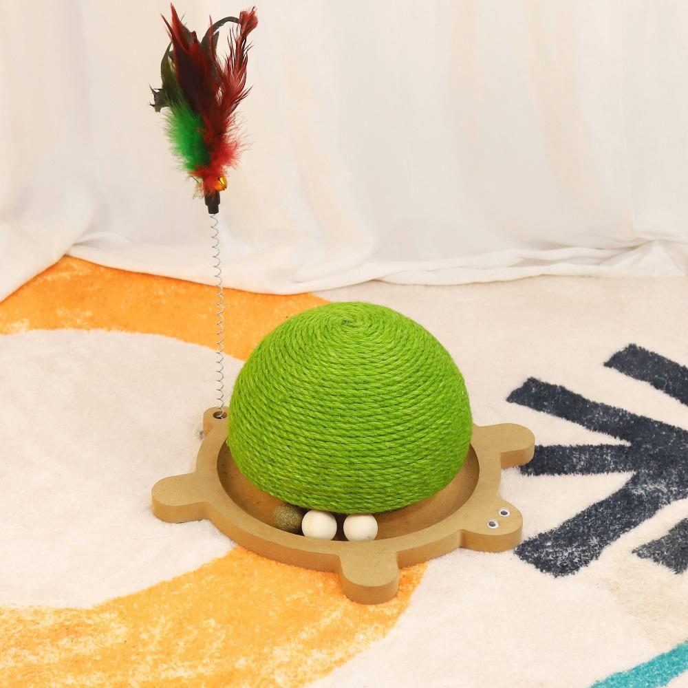 Verschleißfestes Schildkrötenform Kratzbrett Krallenschleifen Katze Krallenschleifkugeln Langeweile lindern