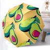 1pc Avocado Pattern Automatic Open/Close Umbrella - Compact Travel Umbrella, Gift for Birthday, Holiday Yy260106009