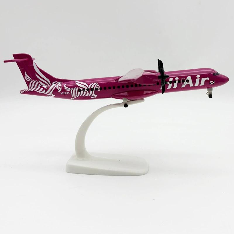 20cm Toy Planes For Kids Alloy Metal Korea ATR Airplane Model Diecast Air Plane Model Aircraft Wheels Landing Gears For Collecti Korea ATR