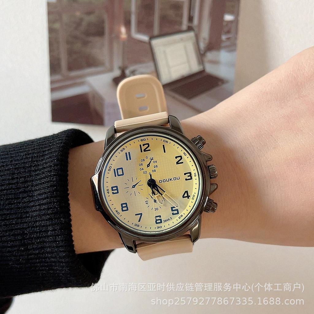 Trend Watch Male Teen Female Student Simple Casual Sports Silicone Neutral Watch