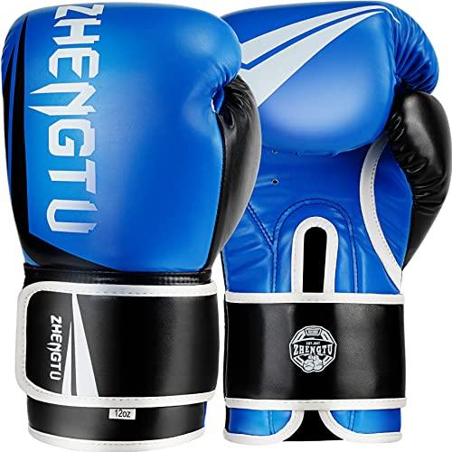 ZTTY Boxing Gloves [Recommended by RIZIN Current CFFC Flyweight Champion and 5th DEEP Flyweight Champion  Makoto Shenryu ] PU Punching Gloves, Breatha