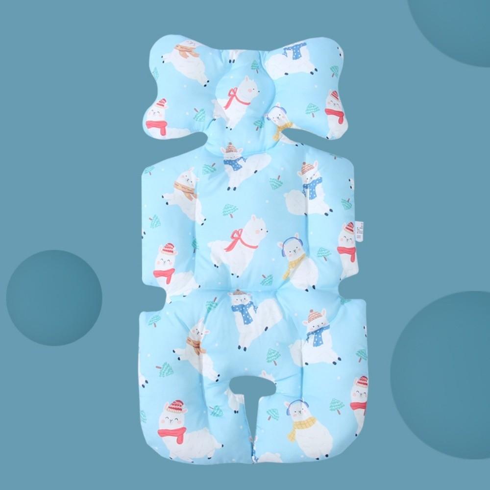 Cotton Stroller Seat Cushion Cartoon Pattern Stroller Accessories High Chair Liner Pad  Daily Use Style N