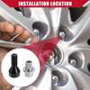 No.36136786419 Wheel Lock Set Lug Nuts Bolts for BMW 528i 1978-1987 for BMW Z4 2003-2008 / Inner/Durable Metal / 1 Set