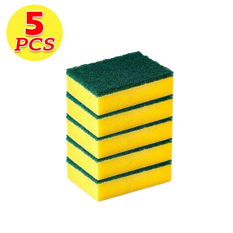 20/1pcs Magic Cleaning Sponges Double-sided Reusable Kitchen Sponge Wipes Pan Pot Dishwashing Scouring Pads Brush Clean Tools