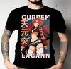 Yoko Littner Tengen Toppa Gurren Lagann Blue Red Retro Design Classic T-Shirt