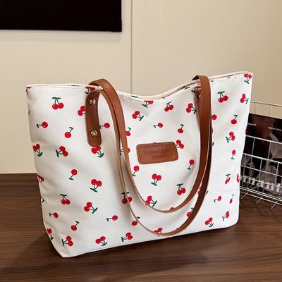 Geräumige Pendler-Tragetasche, Modische und Stilvolle Handtasche, Bedruckte Umhängetasche