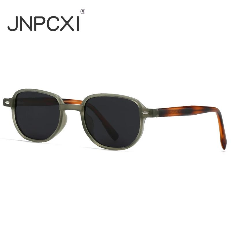  Retro Rivets Square Women Luxury Sunglasses Fashion Leopard Shades UV400 Men Green Sun Glasses