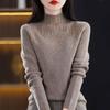 Women's Cashmere Sweater Qinghe Cashmere 30% Cashmere 70% Wool Women's Autumn and Winter Cashmere Pullover Soft and Warm