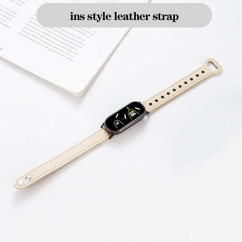 For New Garmin Lily2 Leather Bracelet Male Female Ins Style Sport Watchband Loop Clasp Lily 2 Generation Watch Strap 14mm