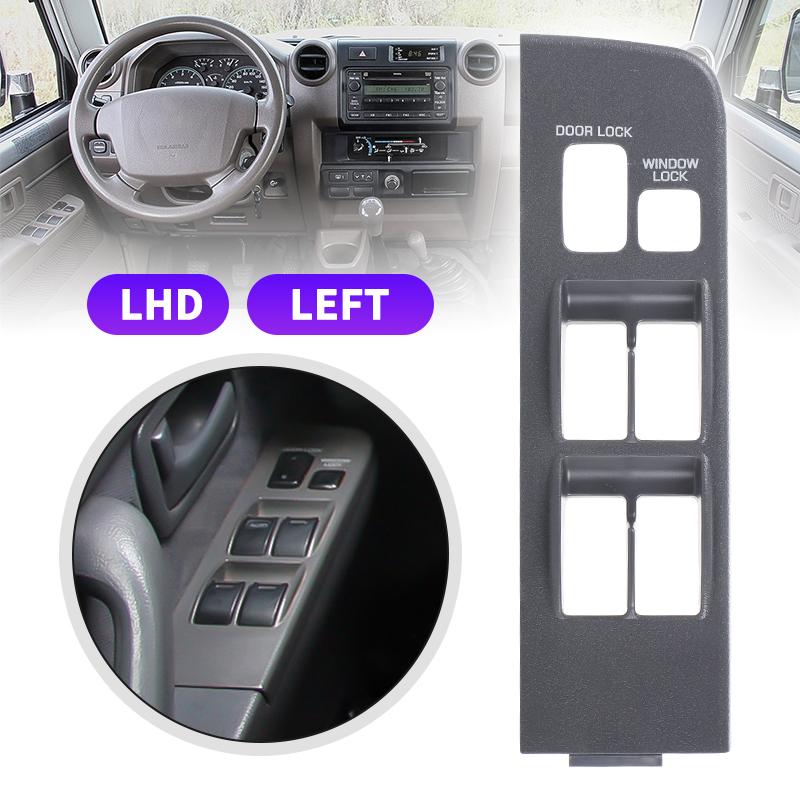 Auto Front Driver Side Master Power Window Switch Bezel Trim For Toyota Land Cruiser Fj80 1991-1997 74232-60070-B0 7423260070