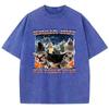 T Shirt Vintage Washed Cotton T-Shirt Graphic Brain Rot Has Taken Over Cat Graphic Tee Casual Streetwear Spring Summer Fall