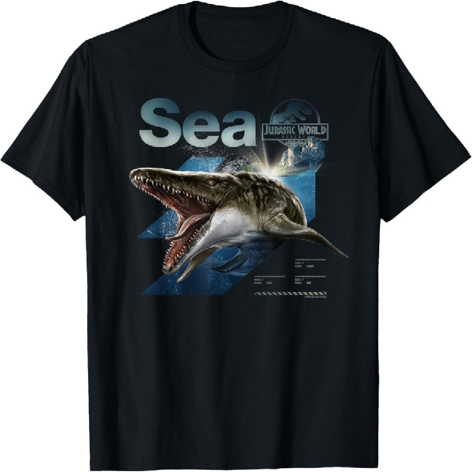 

Jurassic World Rebirth Mosasaurus Sea Dinosaur T-Shirt XXXXXL різнокольоровий