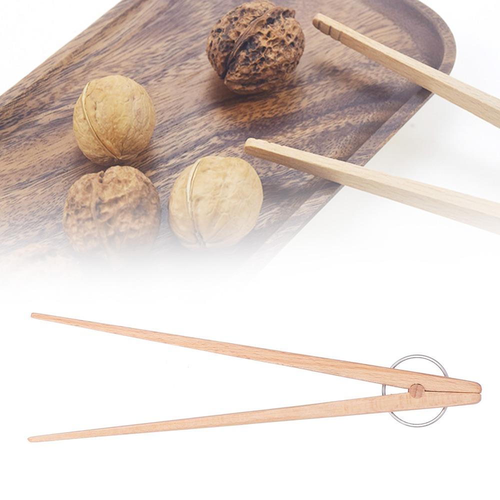 Holzbrotzange Wiederverwendbarer Snackclip Grillzubehör Backklammer Kochvorbereitung