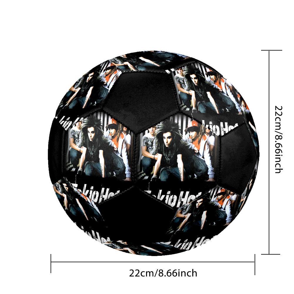 TH Band Indoor Soccer Ball Colorful All Ages Size 5 Machine Stitched PVC Competition Ready Durable High-Bounce