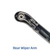 15" 380mm Rear Wiper Blade & Arm Set Kit For BMW X5(E70) Hatchback 2006-2011 Windshield Windscreen Tailgate Window Rain Brush
