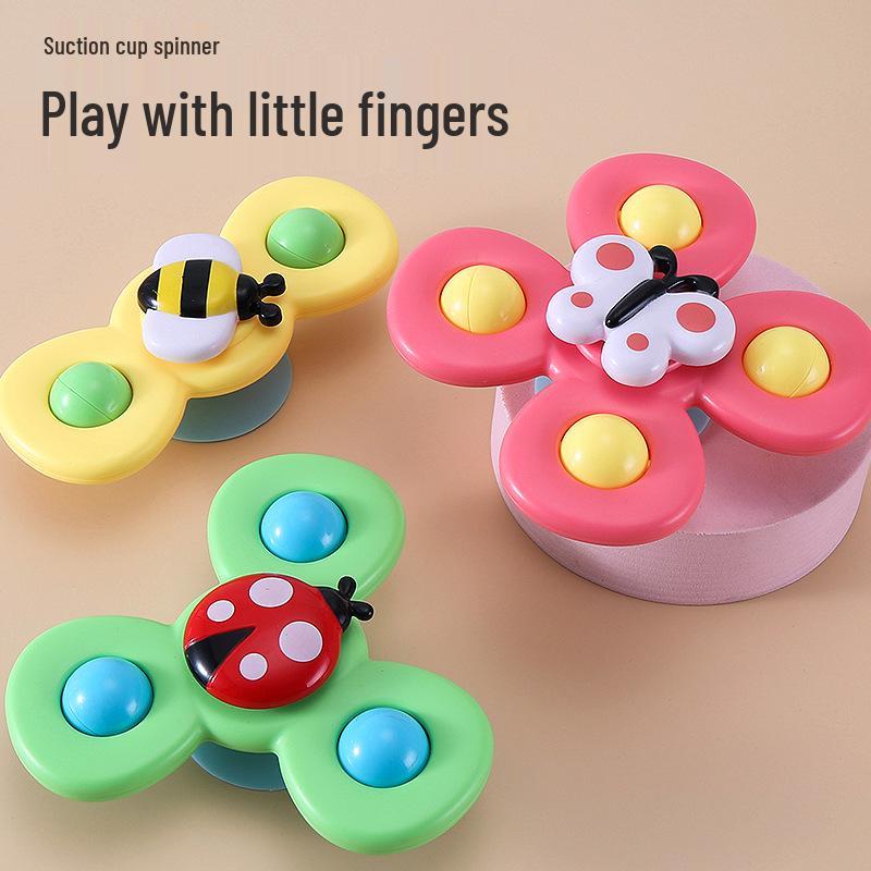 

Трехцветный спиннер-насекомое, детская игрушка для ванной с присоской Plastic Toy for Under 14 Years