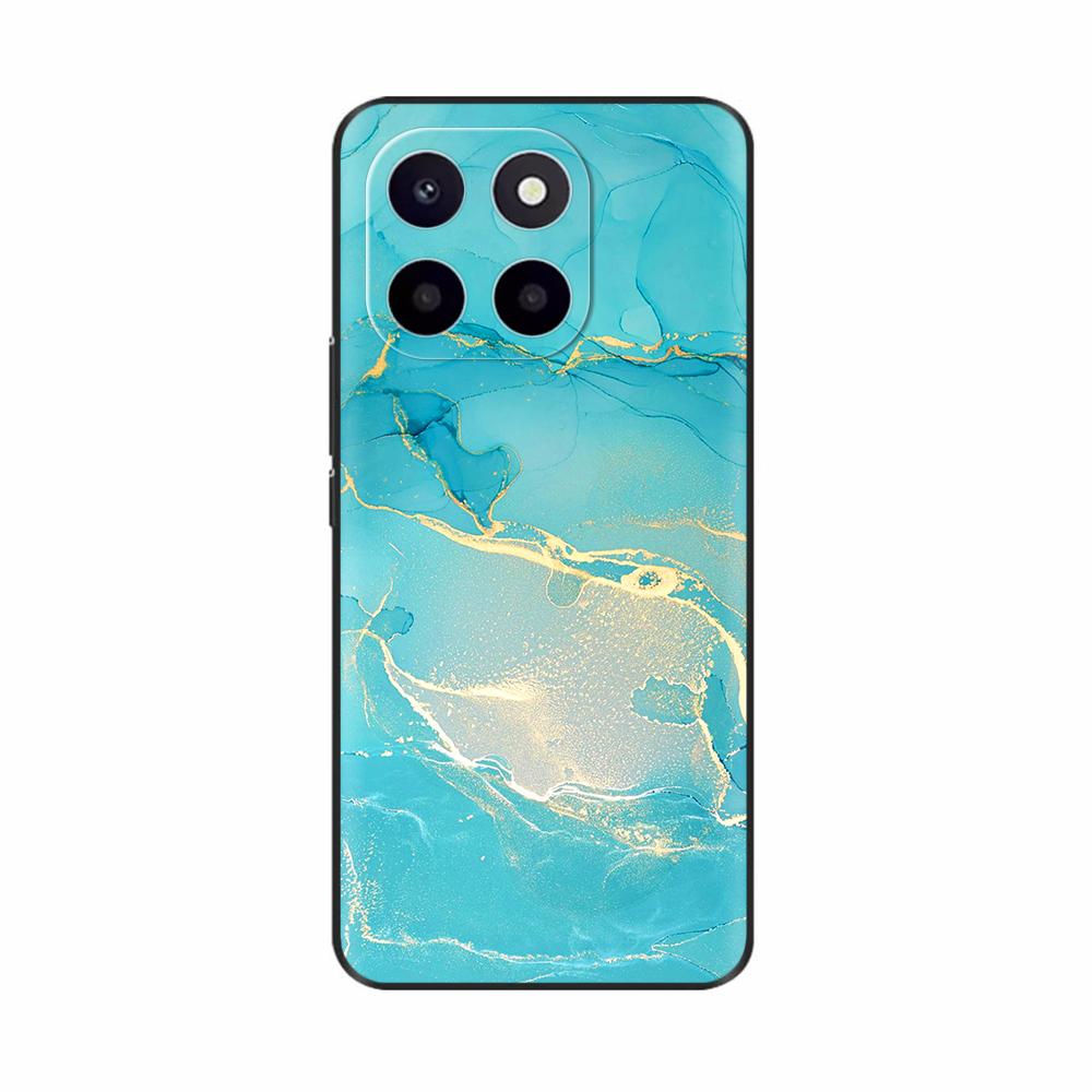 Pro Honor X6c Pouzdro Roztomilé TPU Silikonové Pouzdra na Telefon Pro Honor X6c Zadní Kryt HonorX6c X 6C Tištěná Květina Měkký Silikon Coque Fundas