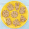 8 Pcs/Set DIY Biscuit Mould Various Themes Cookie Cutter Cartoon Baking Mould Cookie Baking Tools for Christmas Easter Halloween
